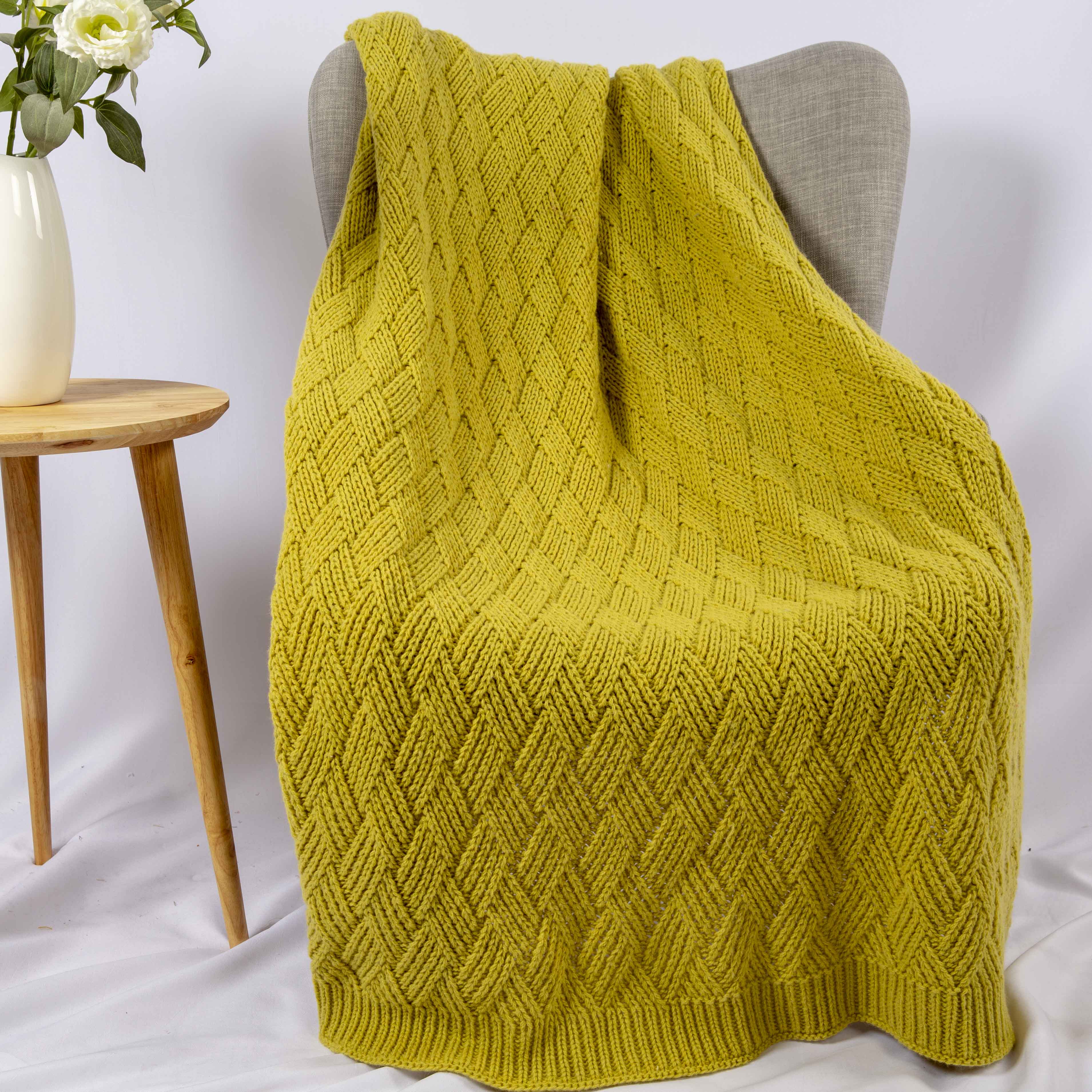 knitting throw