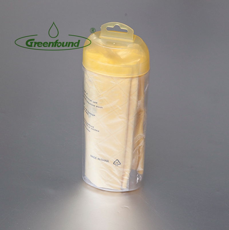 High Quality Synthetic Cloth PVA Cleaning Leather Car Care Chamois With tube