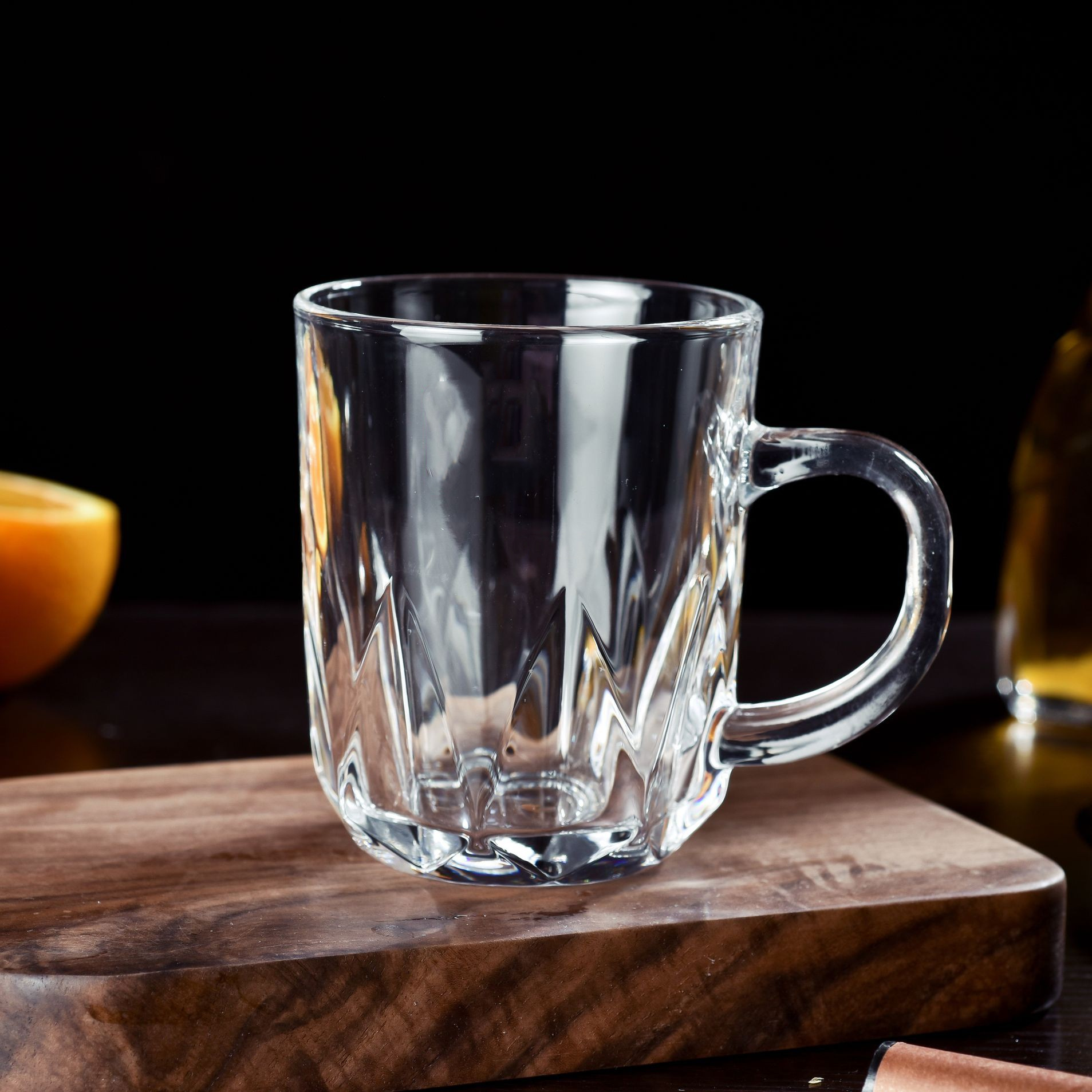 Clear Glass Mugs, Beer Mug, Drinking Glass Cup, Clear Glass Coffee Mug, Engraved Glass Cup and Saucer, Coffee Glass, Beer Cup, Tea Cup, Glass Cup, Coffee Cup