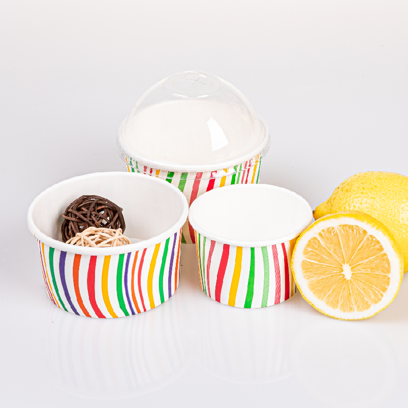 4 oz-20oz pla/pe coated ice cream paper bowl