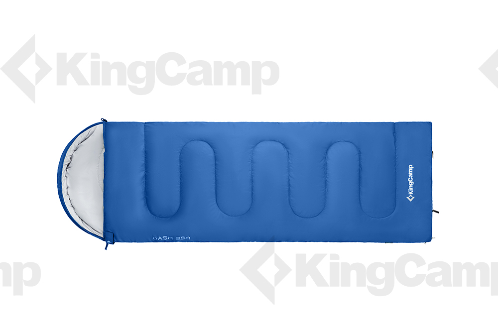 KingCamp Oasis 250 Sleeping Bag-Envelope With Hood Lightweight Comfortable Portable
