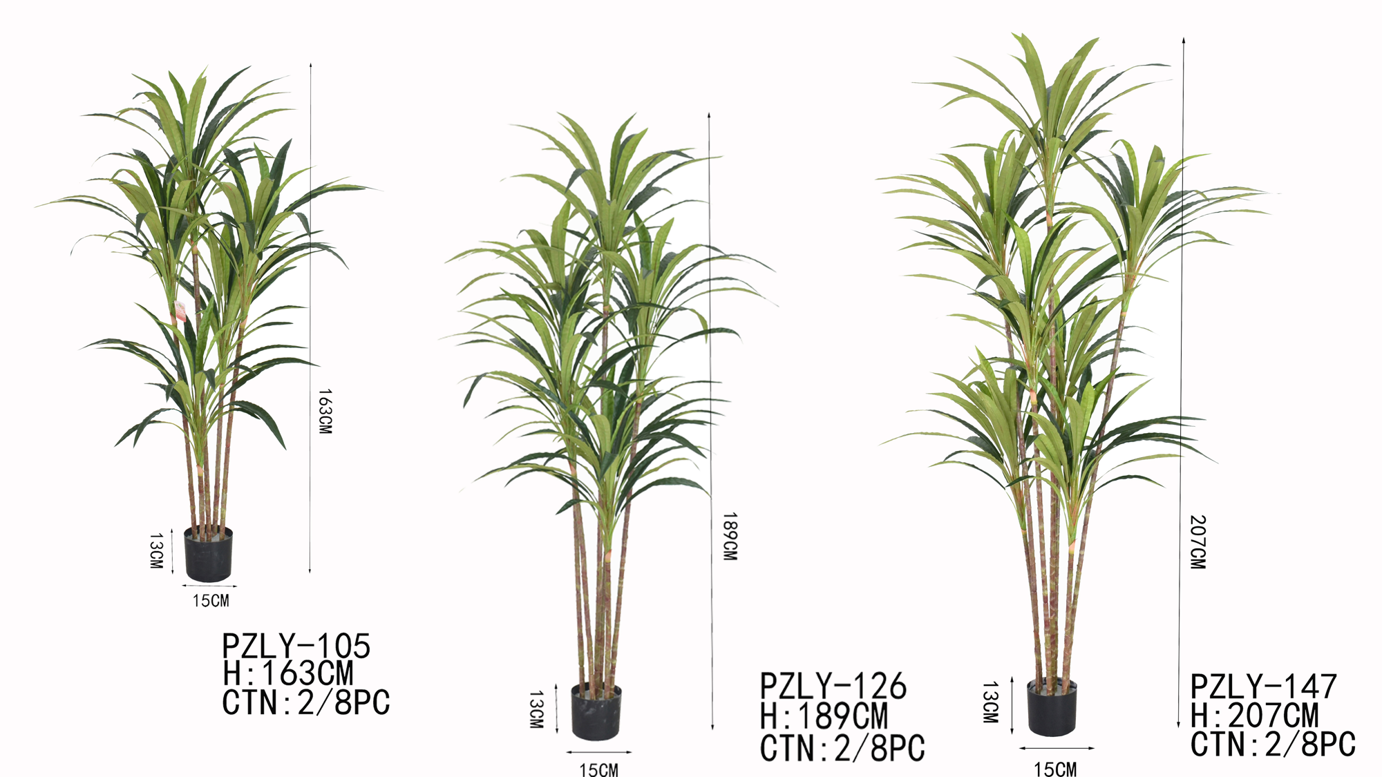 PZLY-105 Artificial Tree ,High Quality Tropical Tree Green Plant Indoor Out Door Decoration