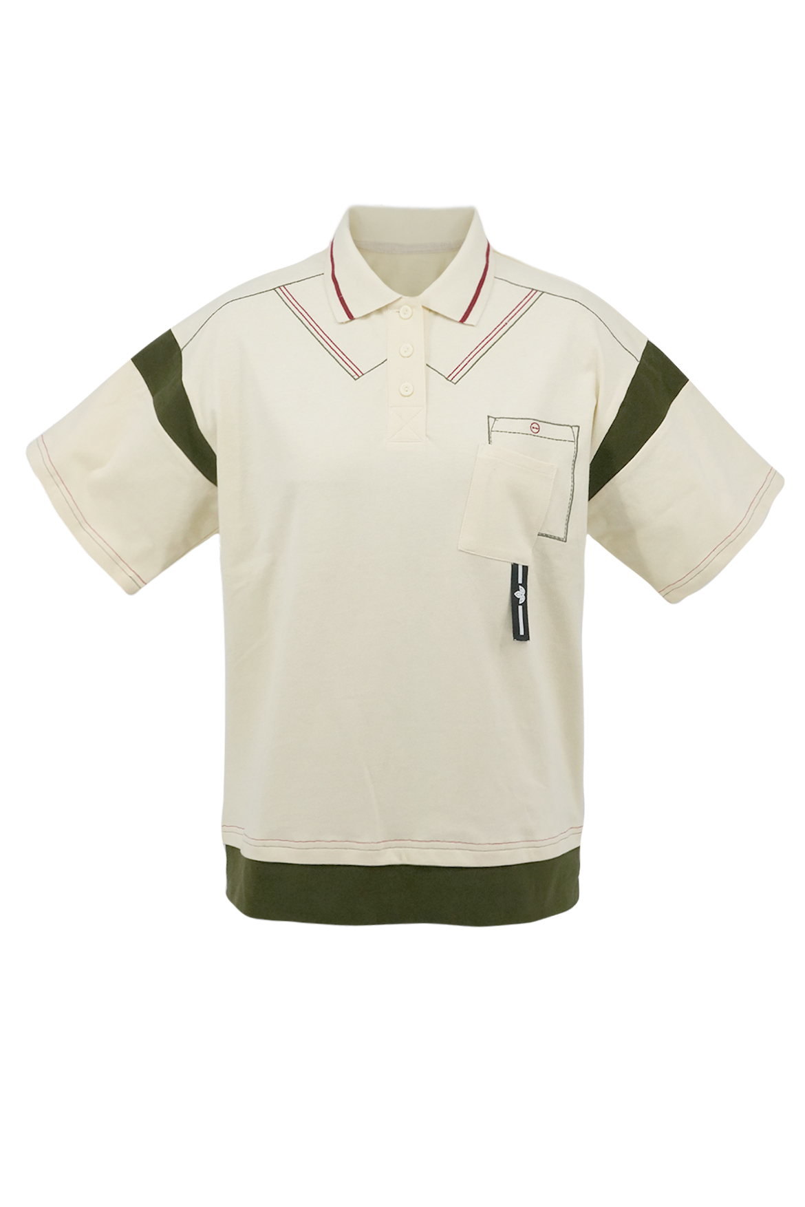 RISHIKENSH Stitching POLO