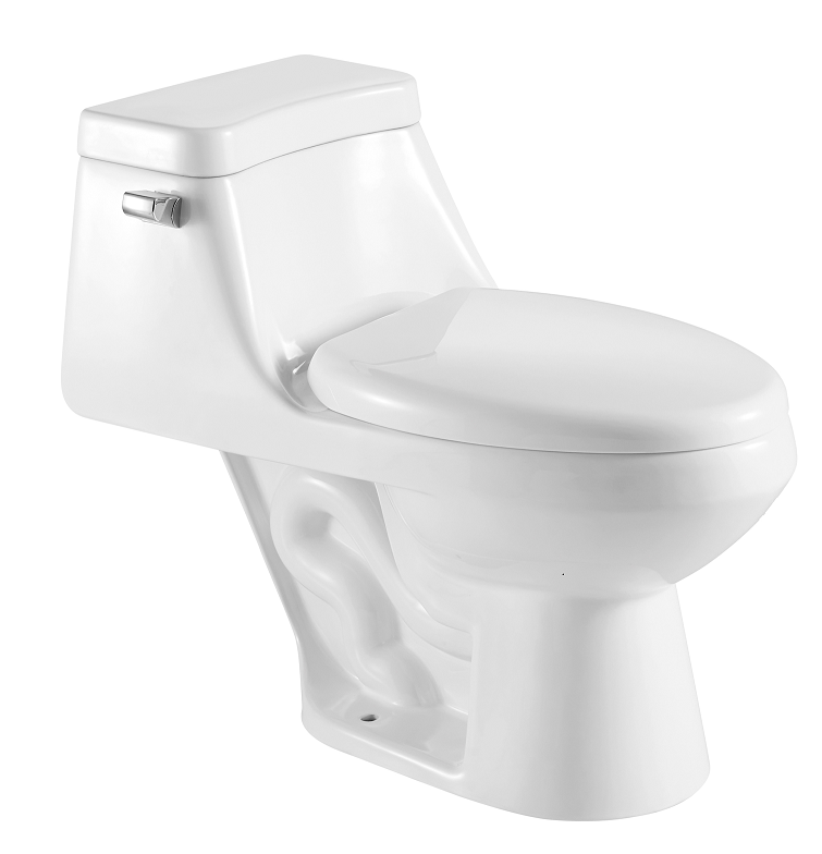 Factory wholesale water saving side flush one piece toilet