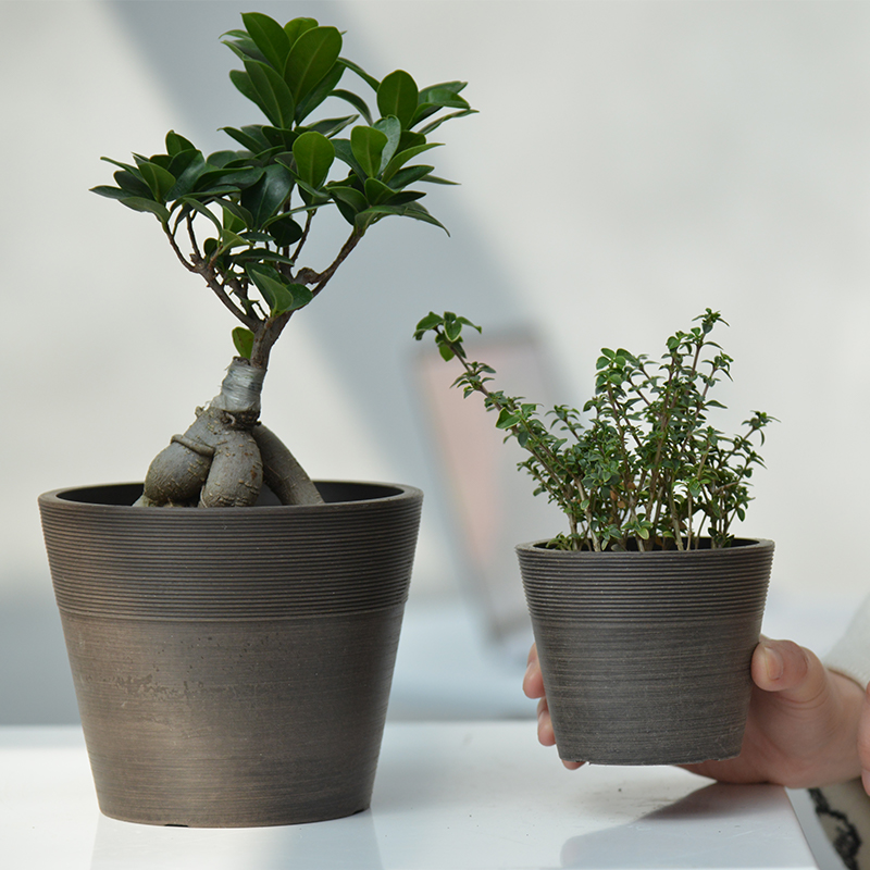 Greenship outdoor garden modern wholesale planter plastic plant flower pot