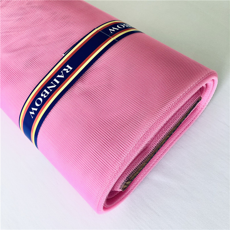 100% Polyester Hexagon Hard Tulle Fabric Bolt Diamond Stiff Mesh For Wedding Dress