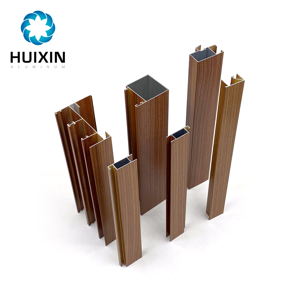 Aluminium Price Per Kg Wood Grain Aluminum Profile for Window and Door
