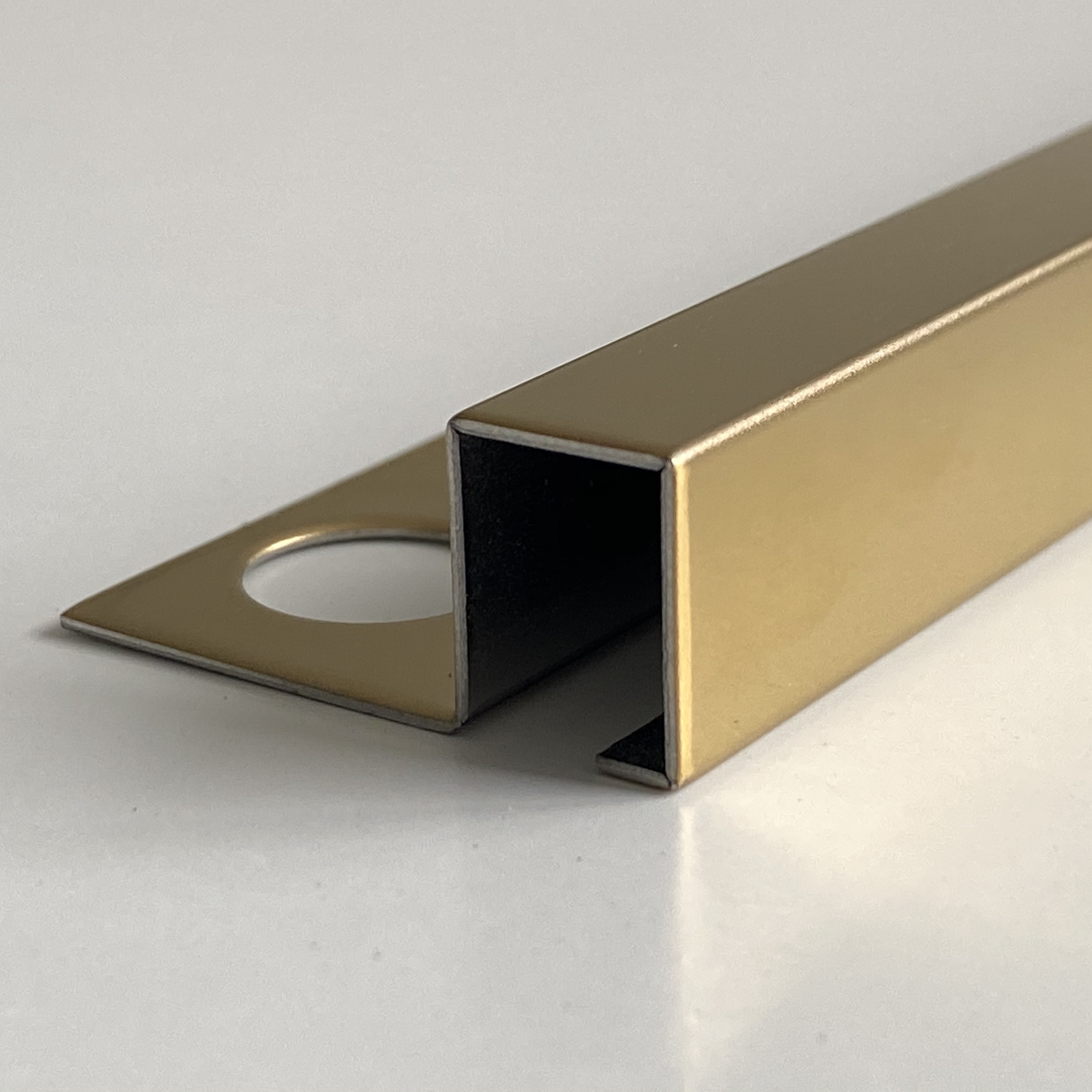 STAINLESS STEEL TILE TRIM SMQE(grooved）