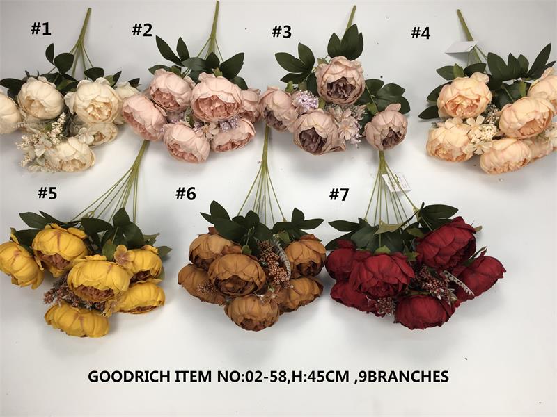 Artificial flowers big bush