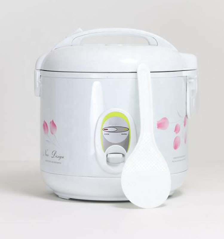 Basic rice cooker 1.8L with printing flower