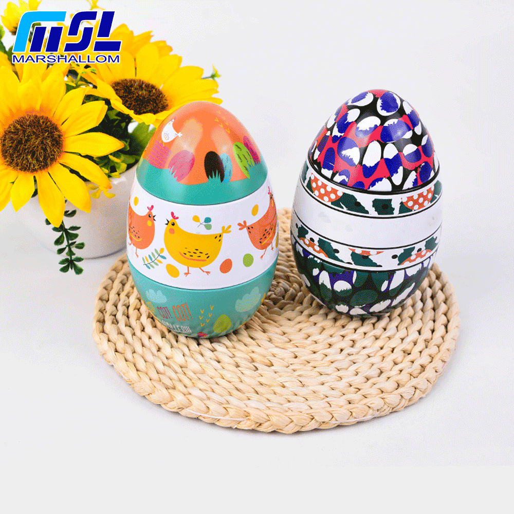 Egg Tin（Tin box tinbox tin can metal can metal box tinbox）