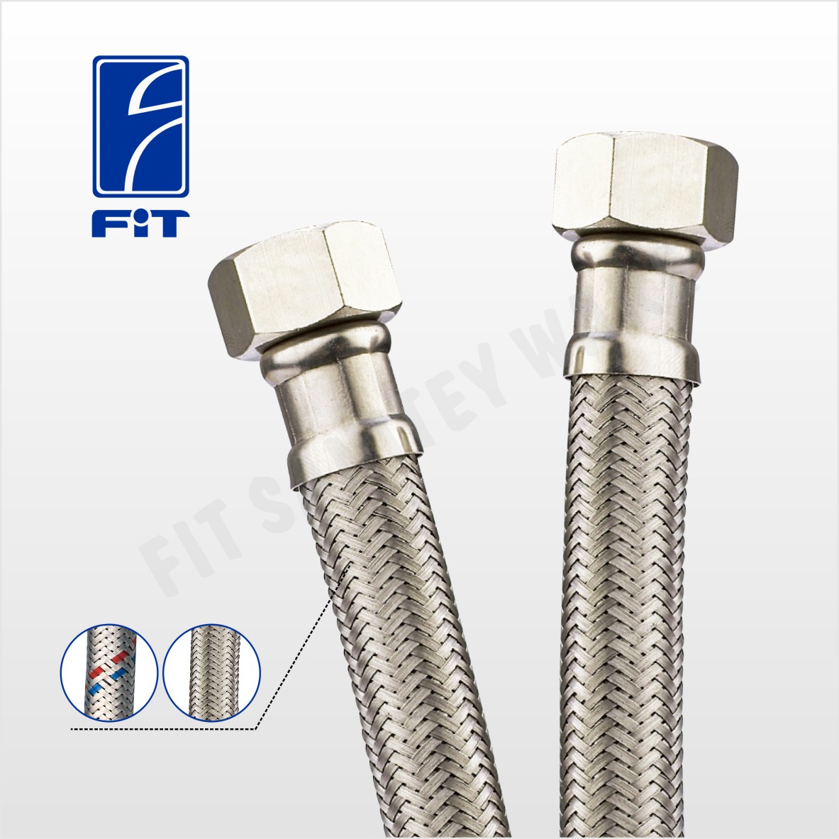 flexible hose/bathroom connectors/gas boiler connectors