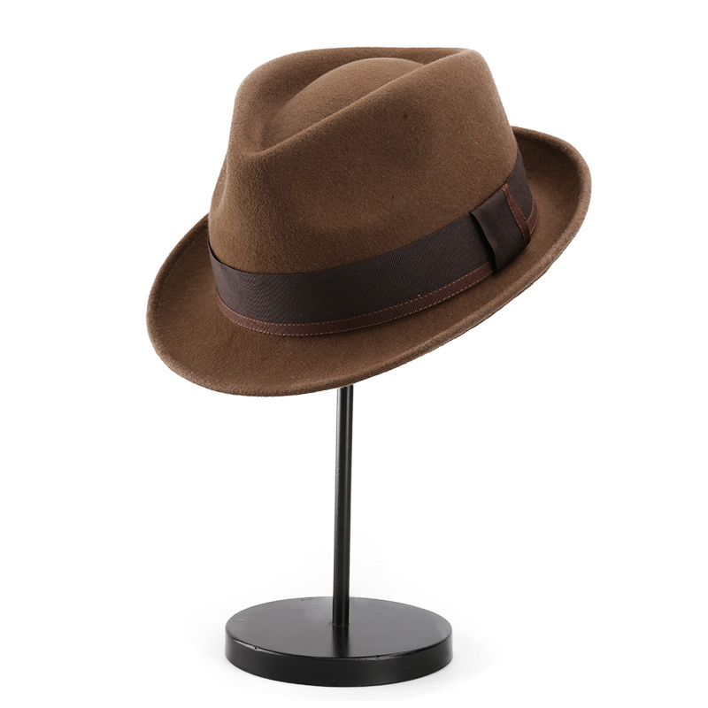 British Style Fashion Trilby Hat Wool Felt Hat
