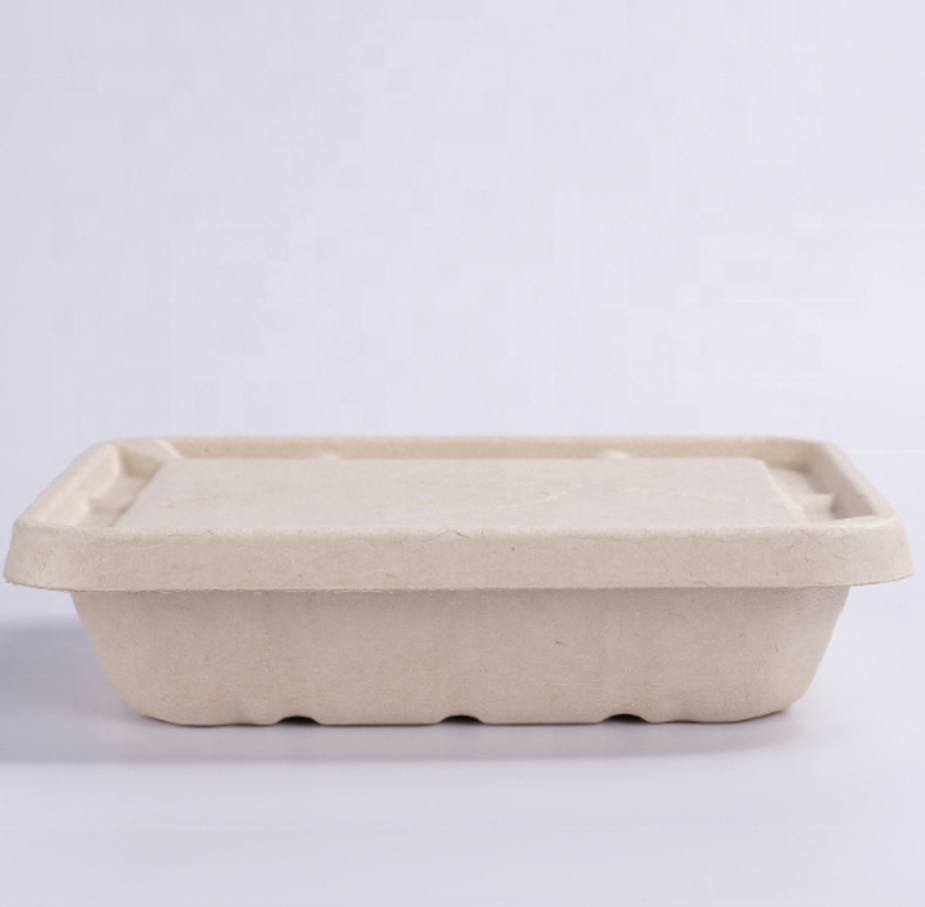 Sugarcane Bagasse Lid for 1200ml/1500ml Trays