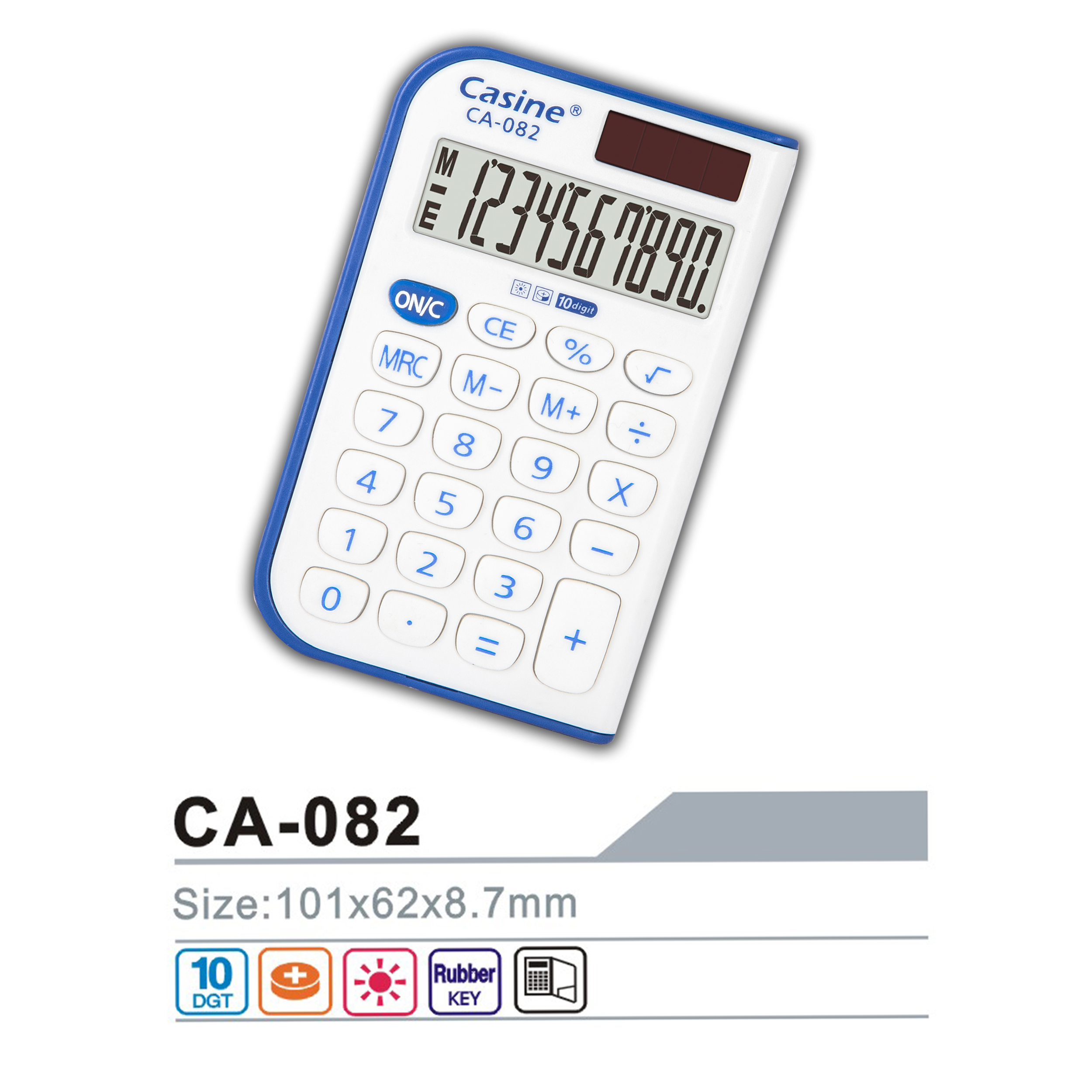 CA-082 - Casine_10-digit handheld calculator