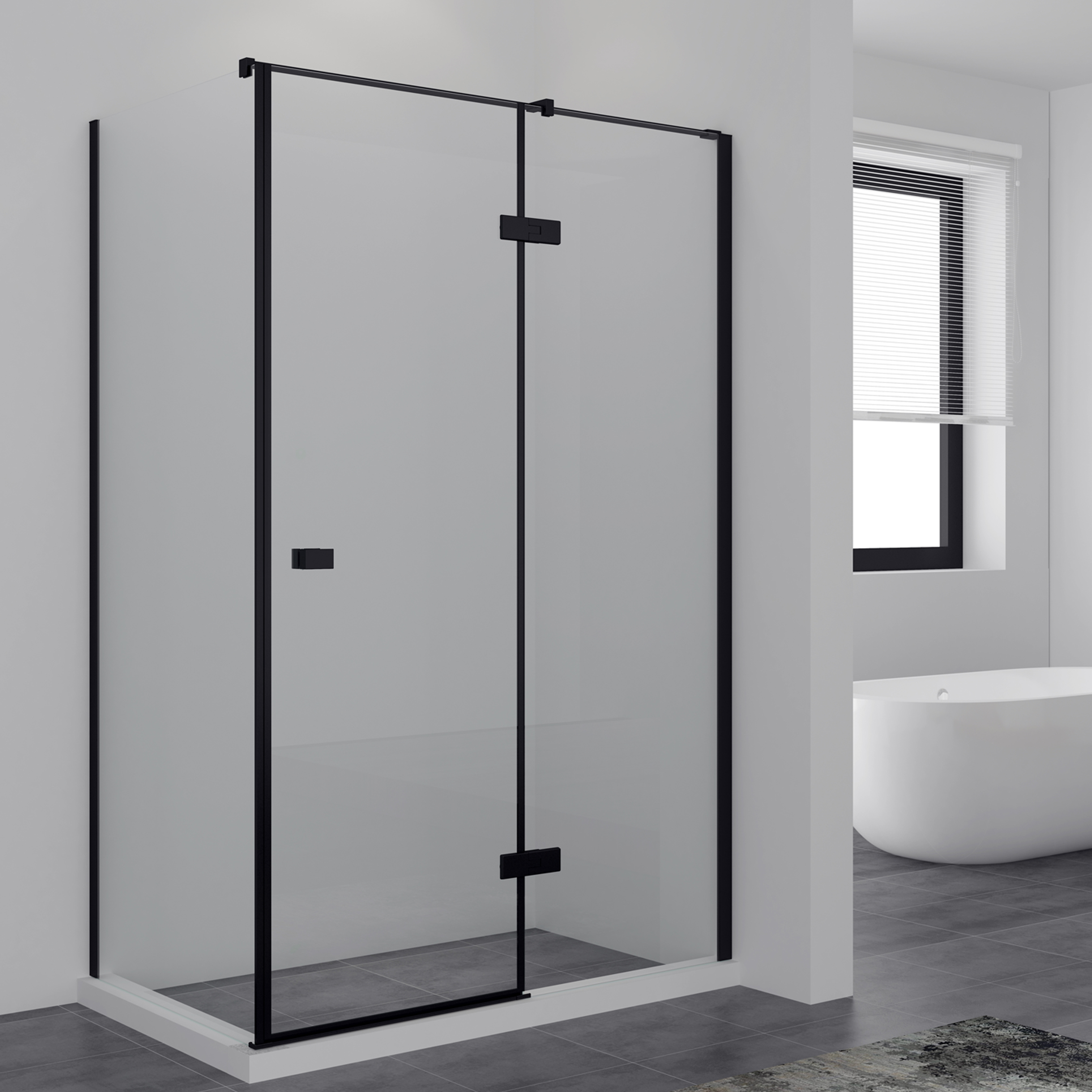 Shower hinge doors, black european shower rooms,simply shower enclosure,shower cabins,shower cubicle