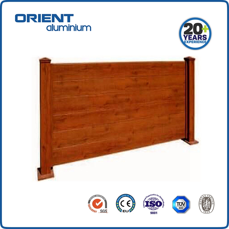 DIY Aluminium Slat Fence Panel – 1200mm x 2400mm Timber Look