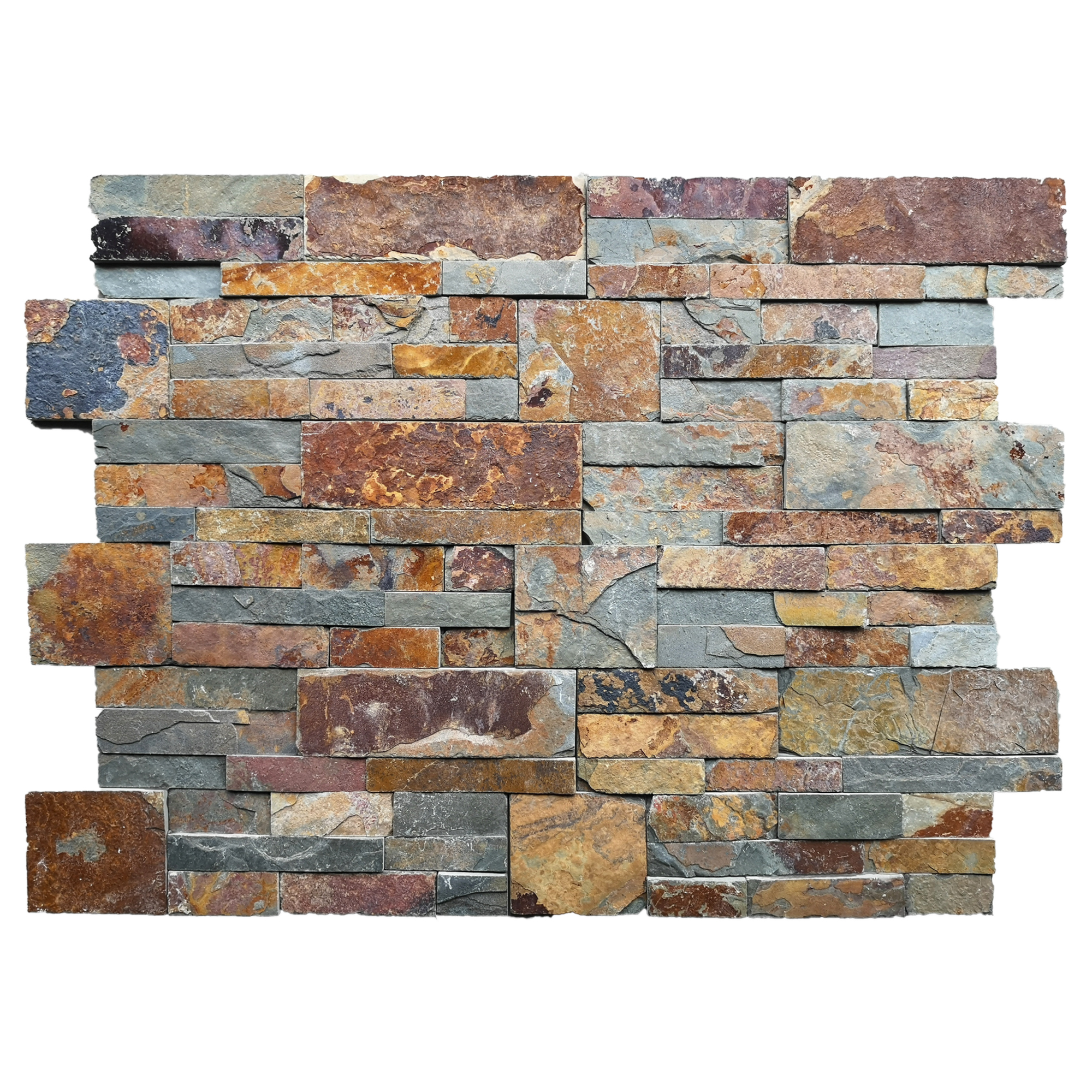 18*35cm Natural Rusty Slate Stone Wall Cladding