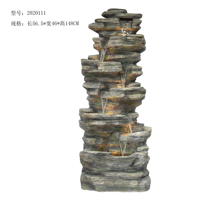 SOLAR polyresin WATER fountain
