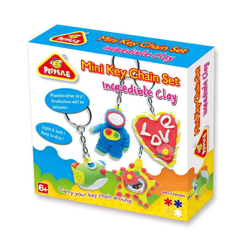 Clay Mini Key Chain Set
