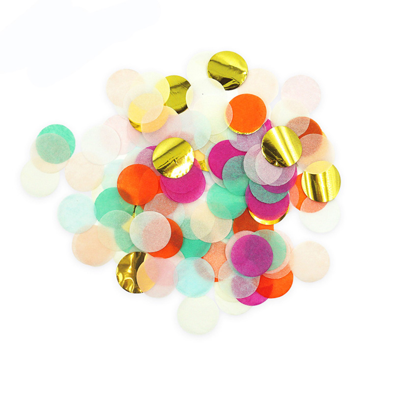 Colorful flameproof confetti metallic paper loose packing snow for concert party