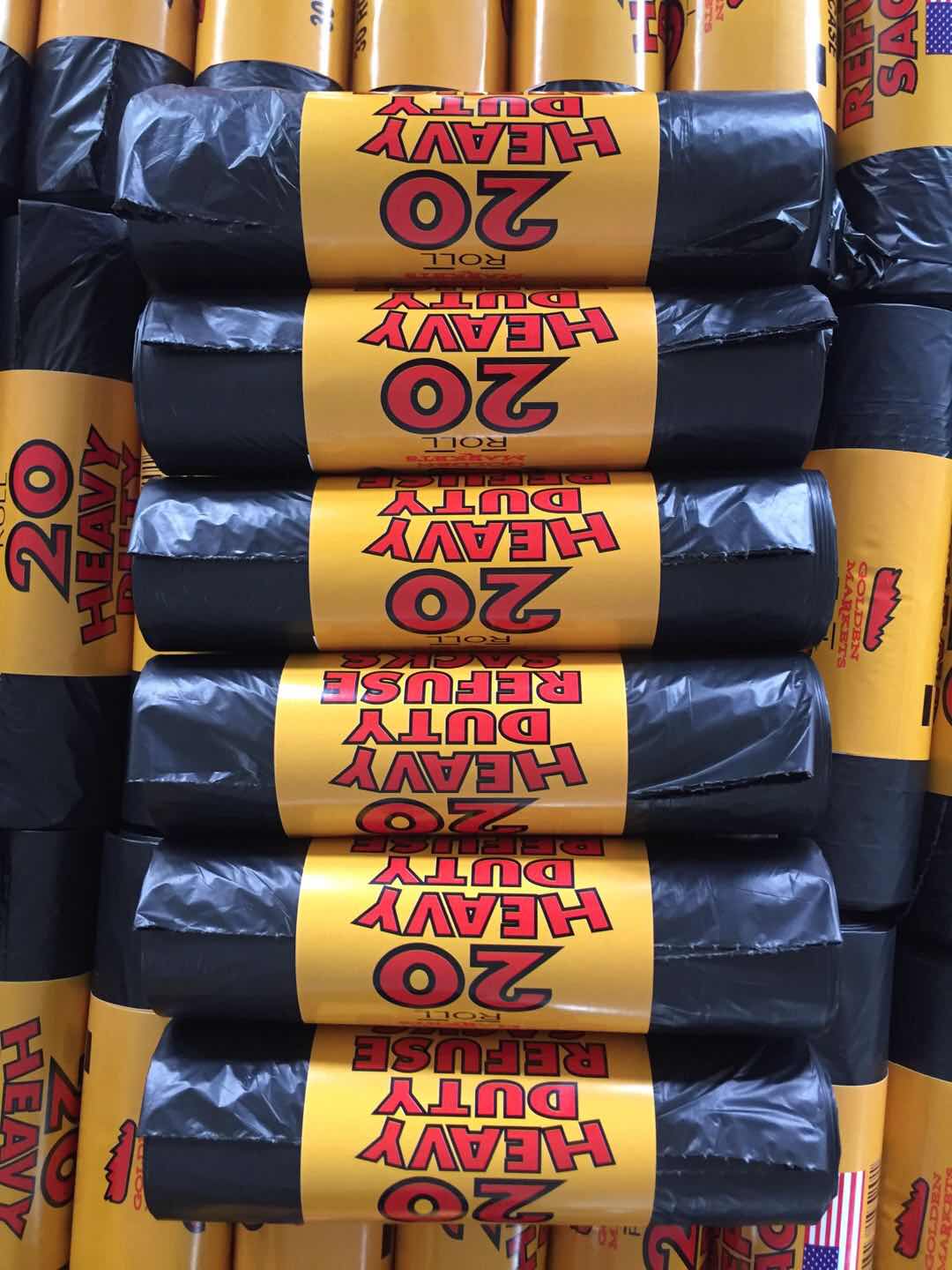 Recycled Black Refuse Bag,garbage Bags,trash Bags