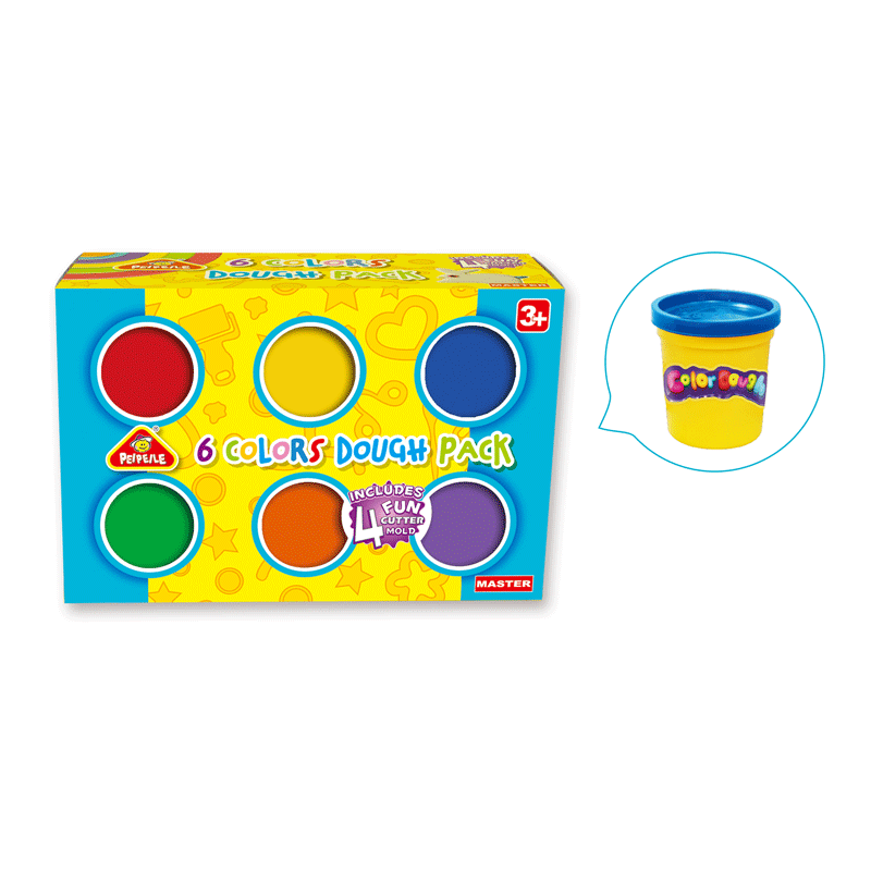 6 Colors Dough Pack(5oz)