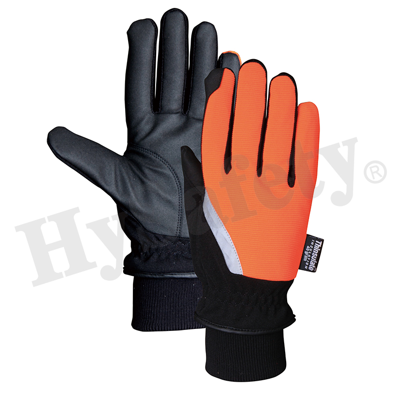 Mechanics gloves, PU glove, work glove, firm fit gloves, winter glove,