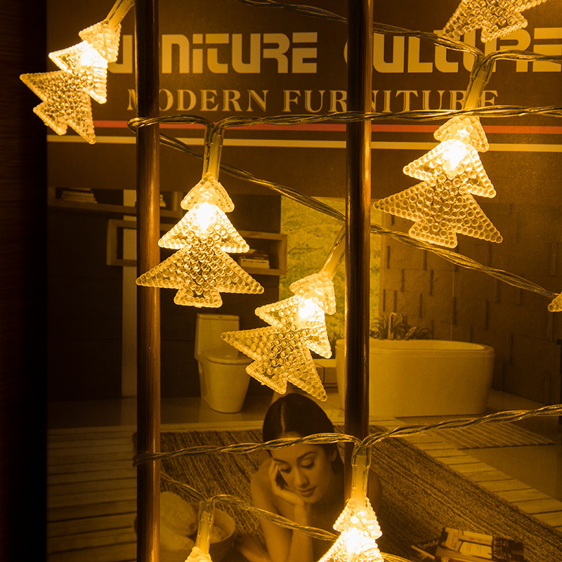 Christmas tree shaped pendant Led chain light