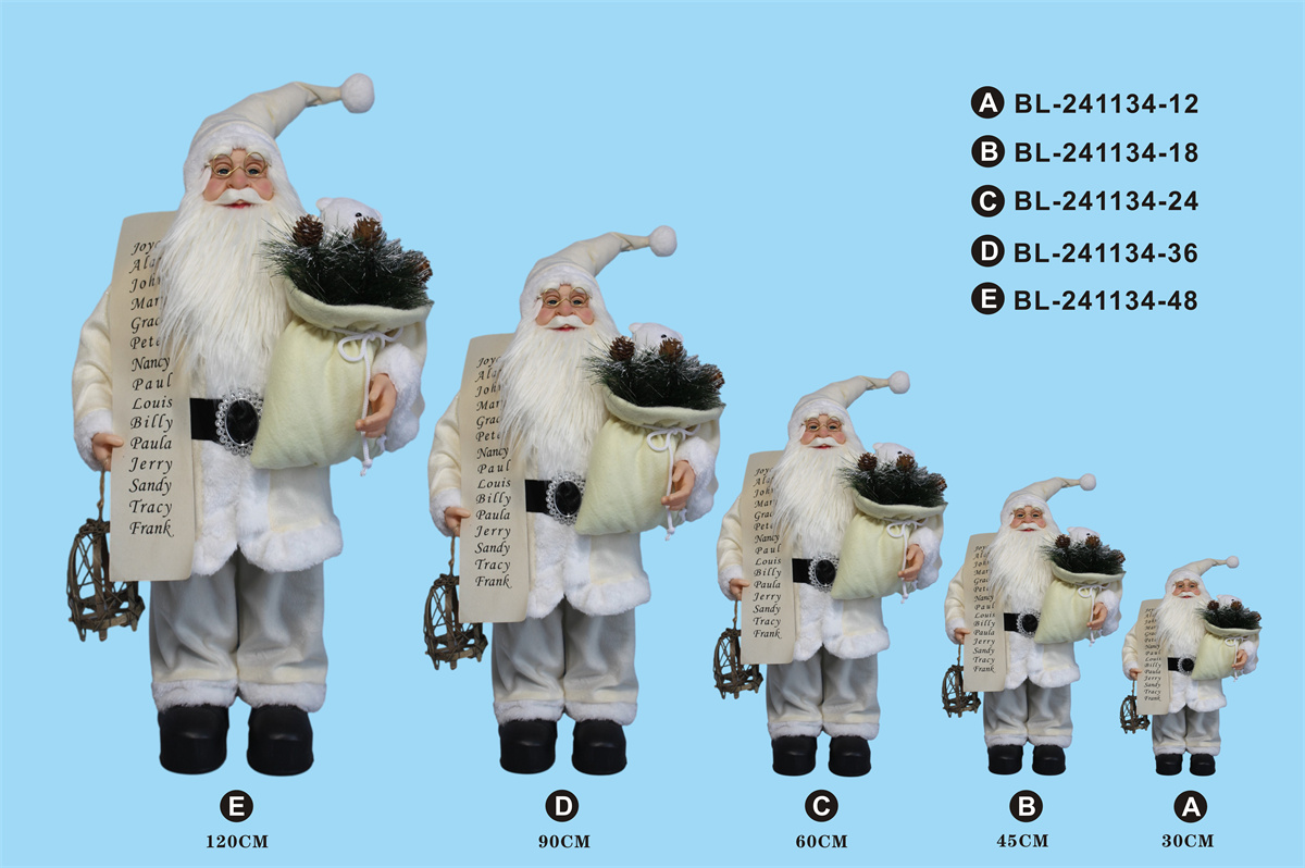 30cm/45cm/60cm/90cm/120cm height set of Santa Clause