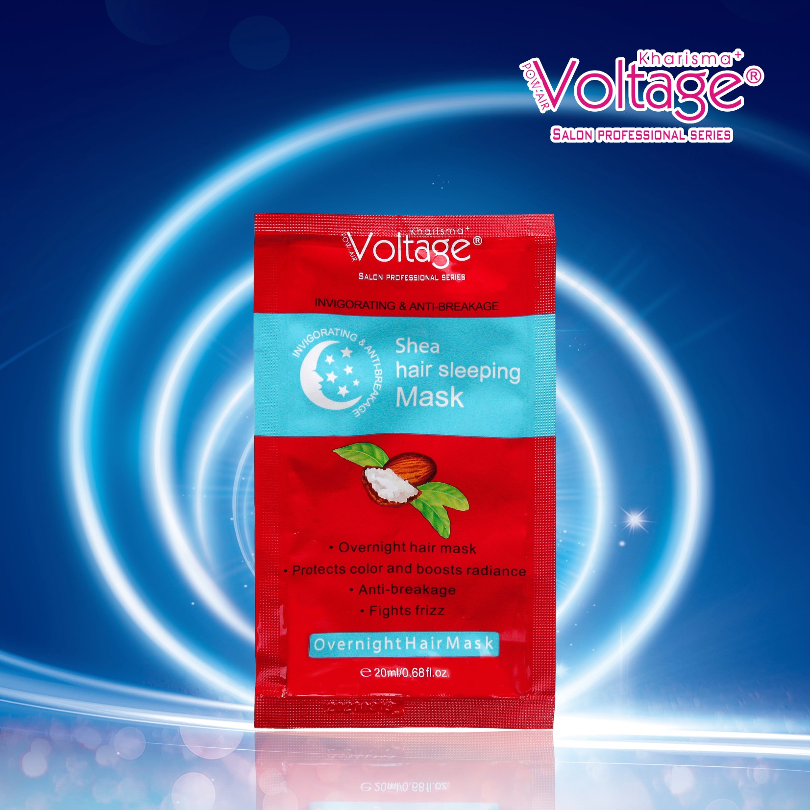 Kharisma Voltage Hair Sleeping Treatment Hydrating Hair Treatment Mask with Seaweed 20ML sachet pack No need to rinse