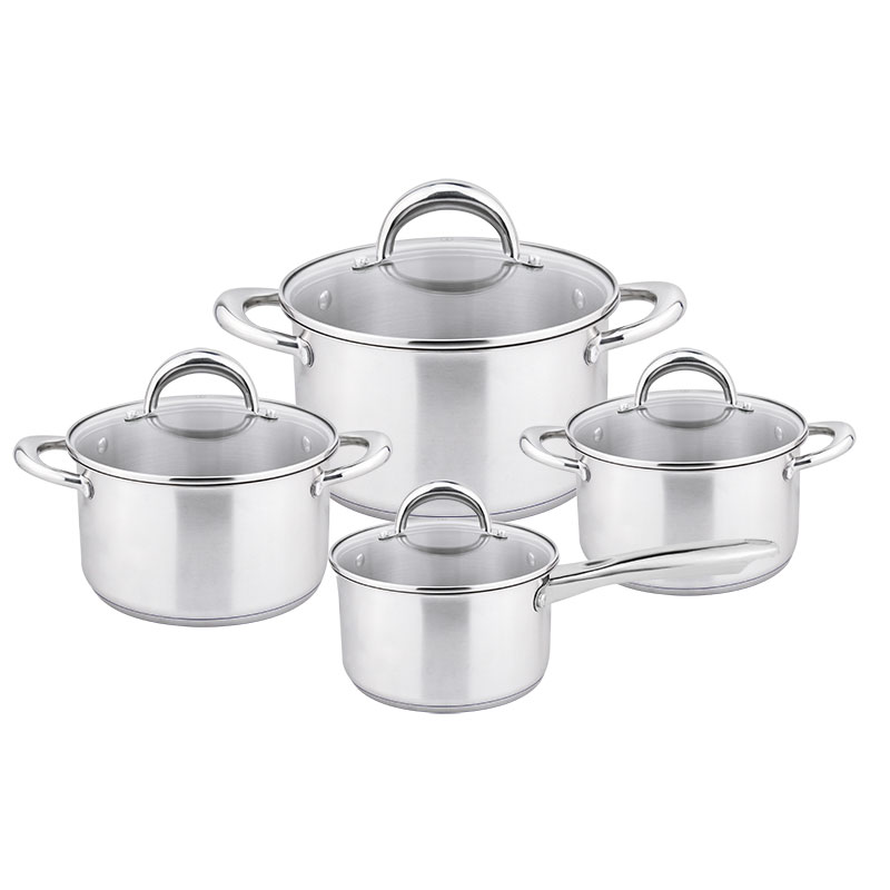 Stainless steel cookware set