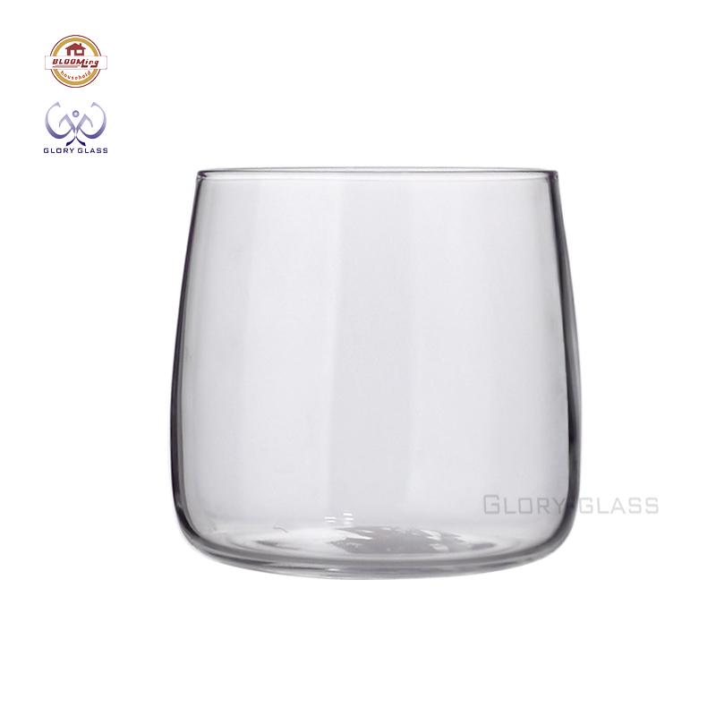 Single glass cup