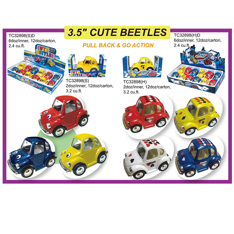 Pullback Cute Beetles
