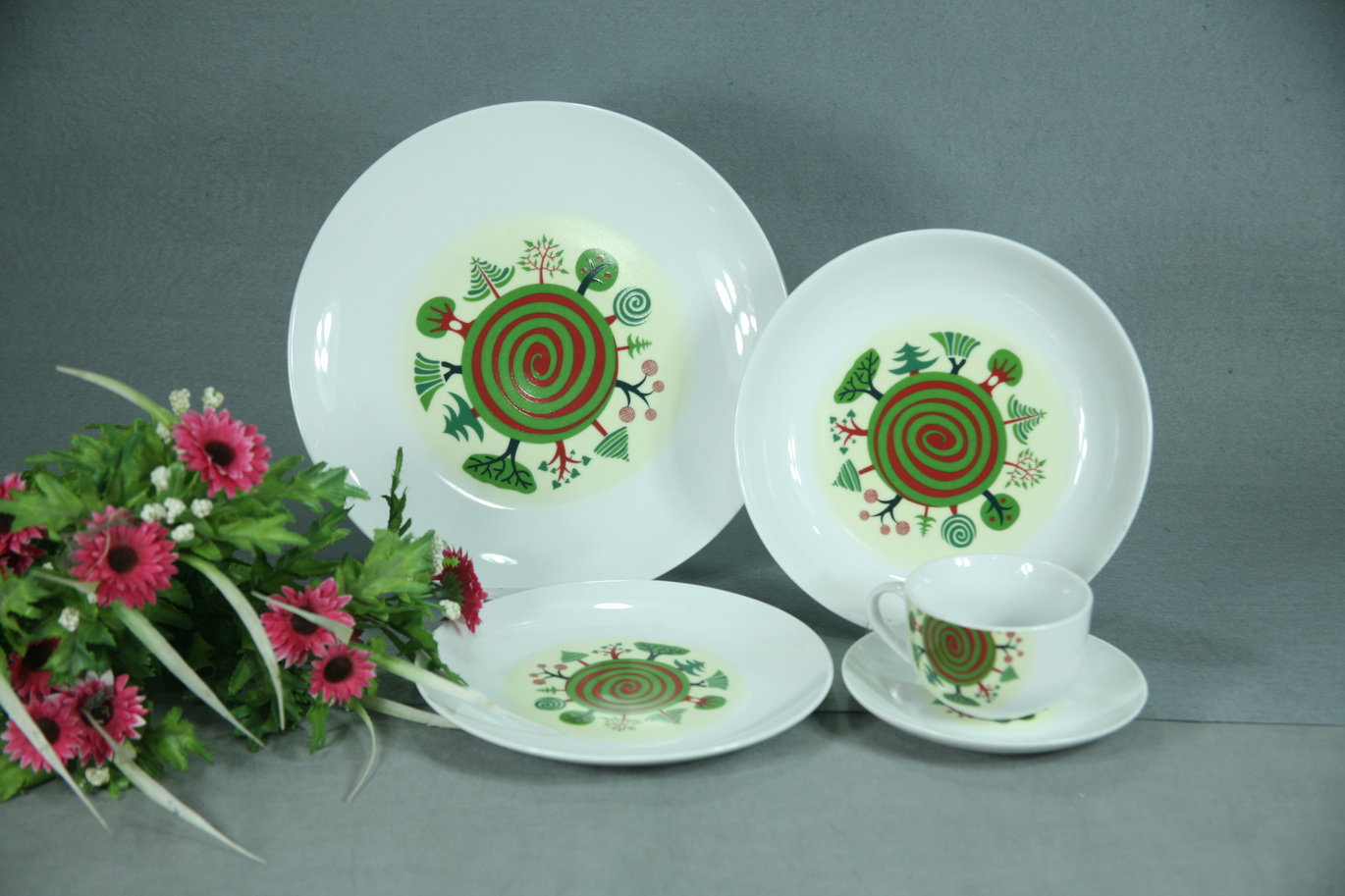 Christmas design dinner set