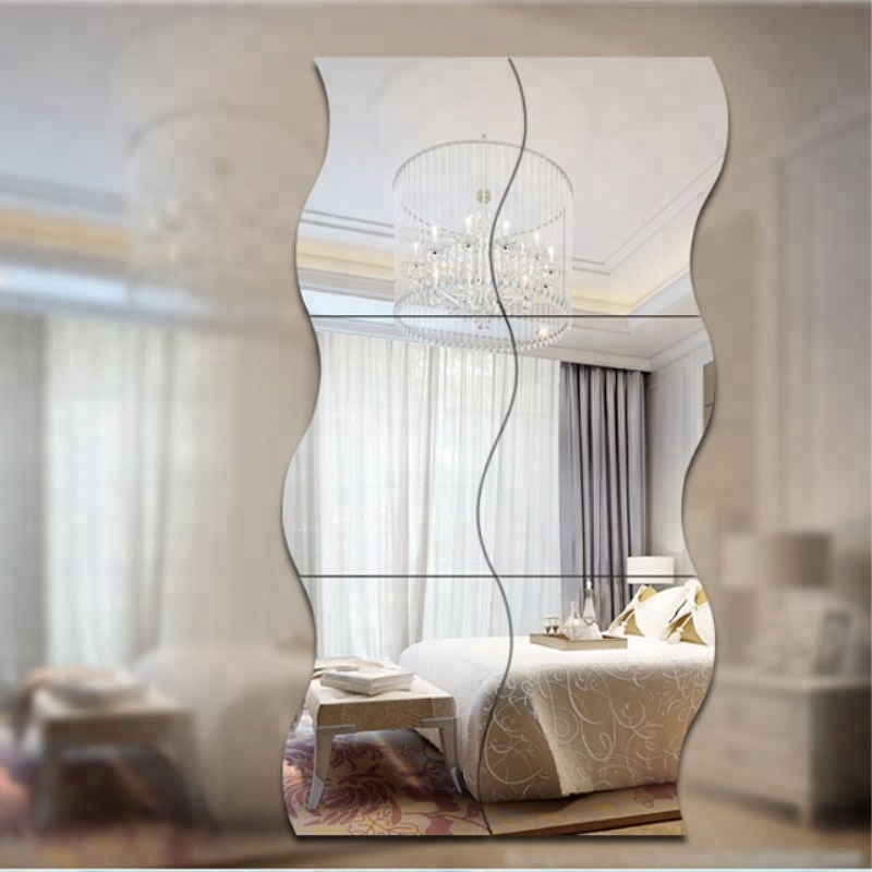 Cheap Beveled Frameless Bathroom Glass Mirror