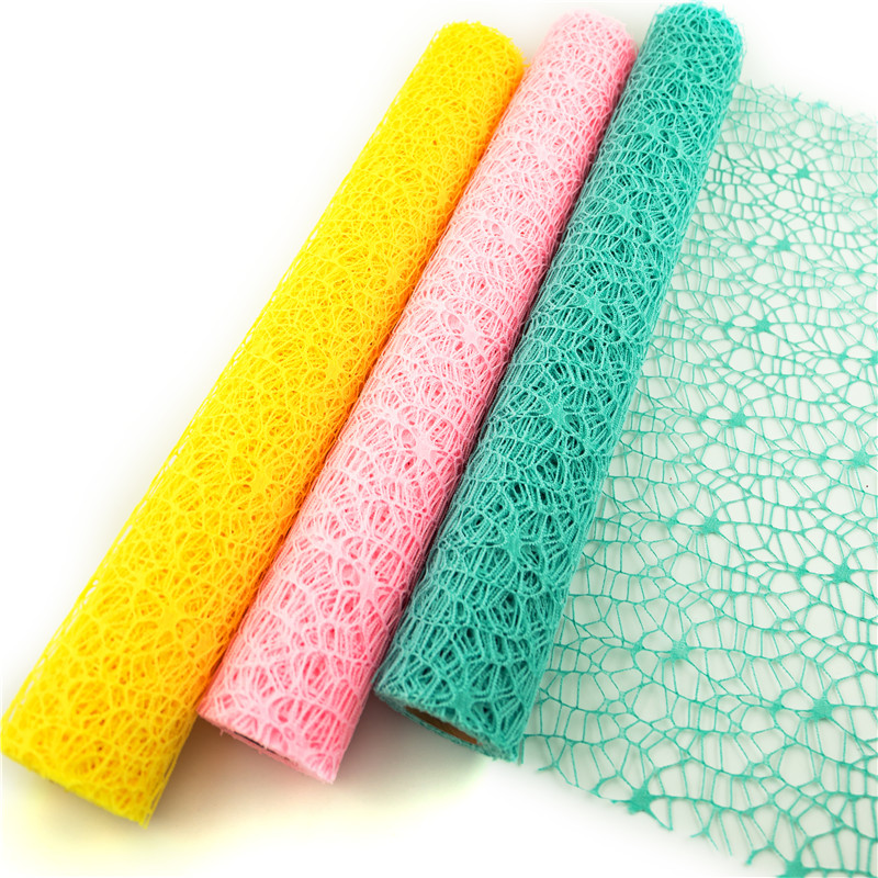 Polyester Net Floral Wrapping Decorative Mesh Roll 48cm x 5 yards