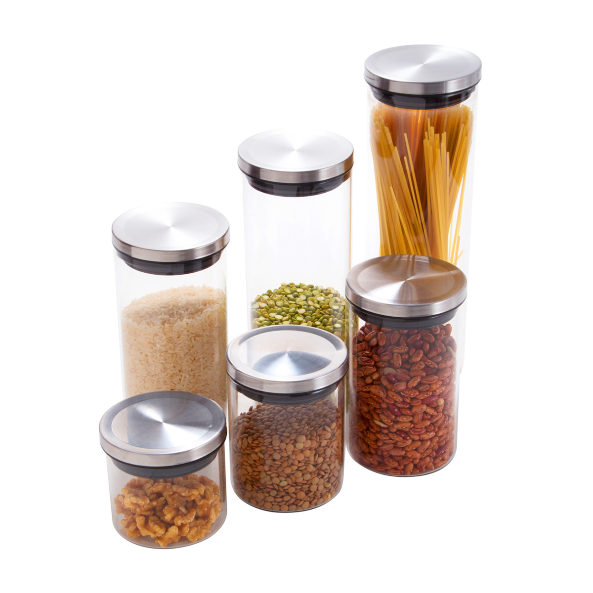 Borosilicate glass storage jar
