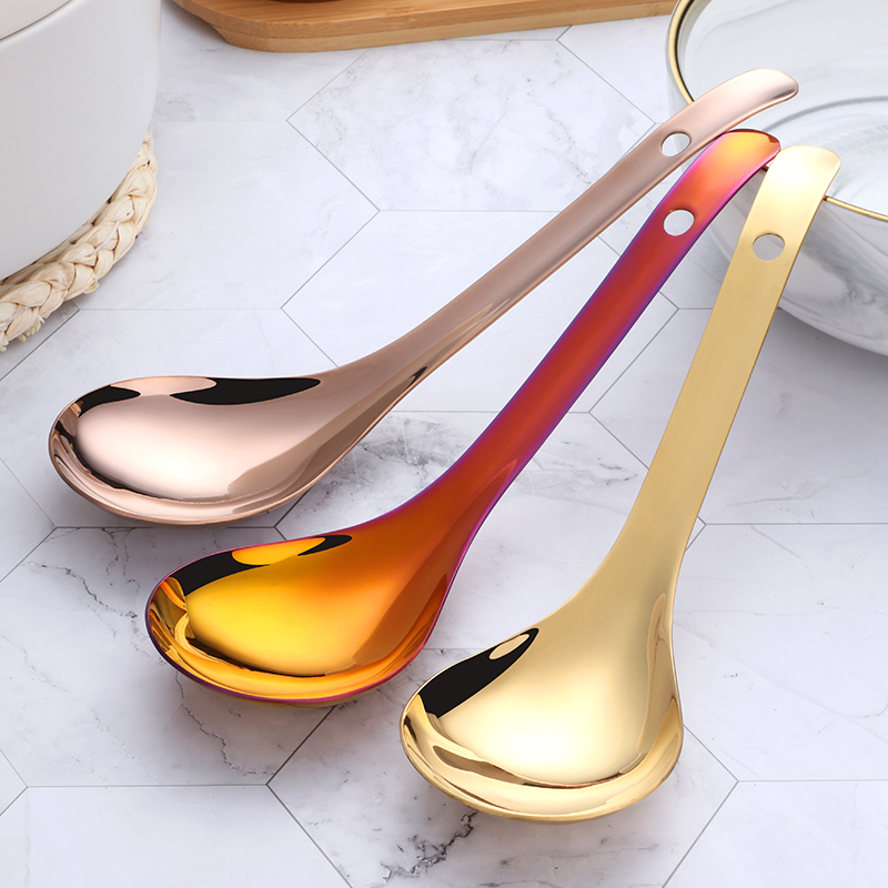 Stainless steel rice spoon