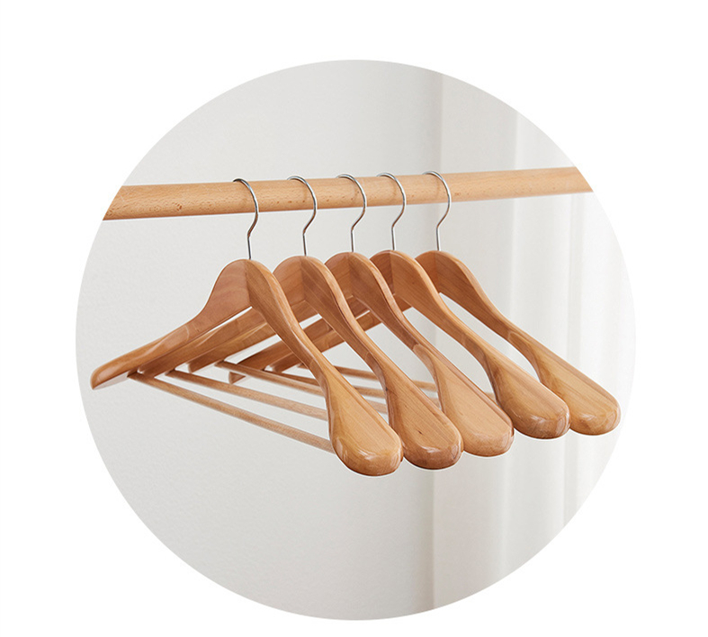 Adult Solid Wood Men and Women's Hotel Suit Hanger
