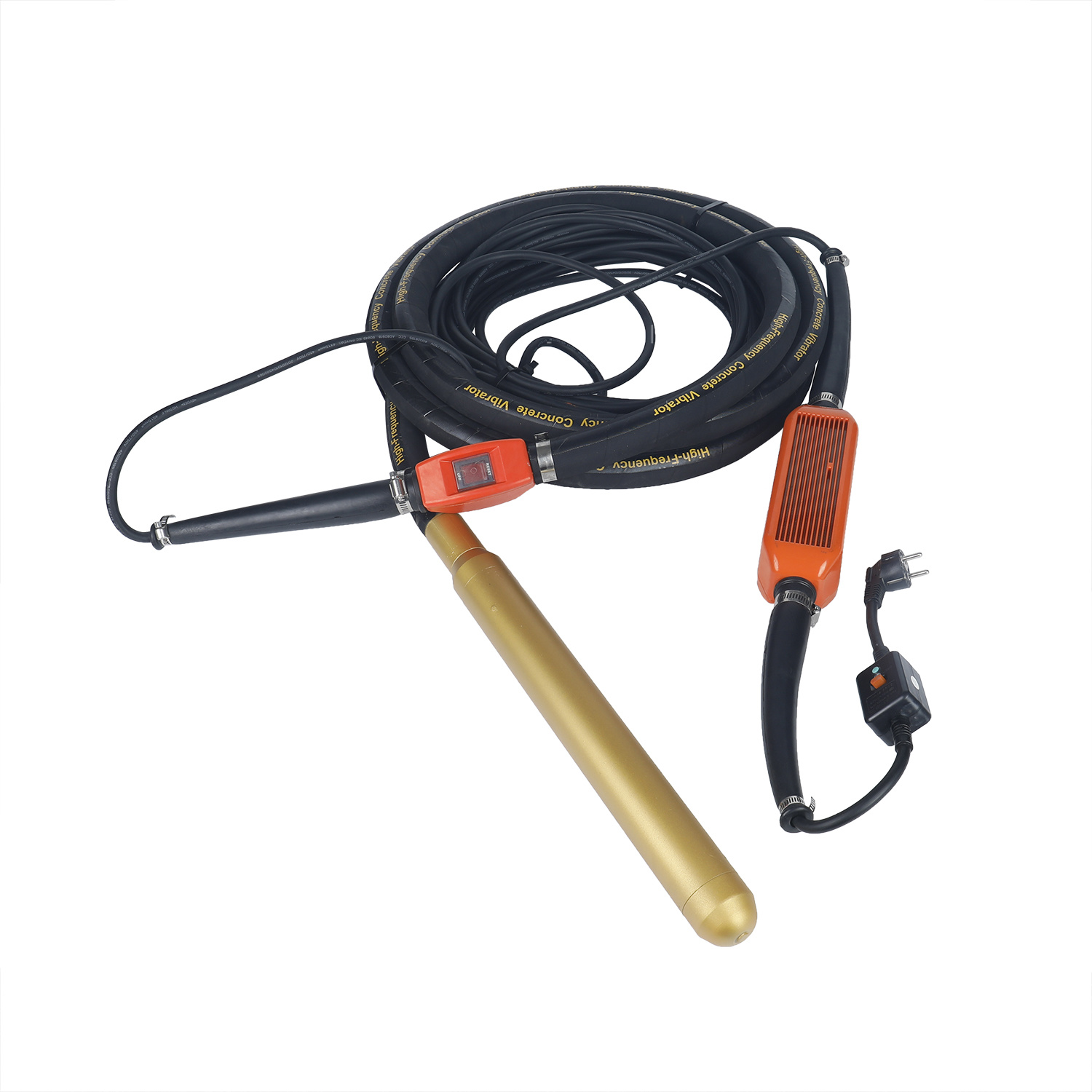 High frequency concrete vibrator