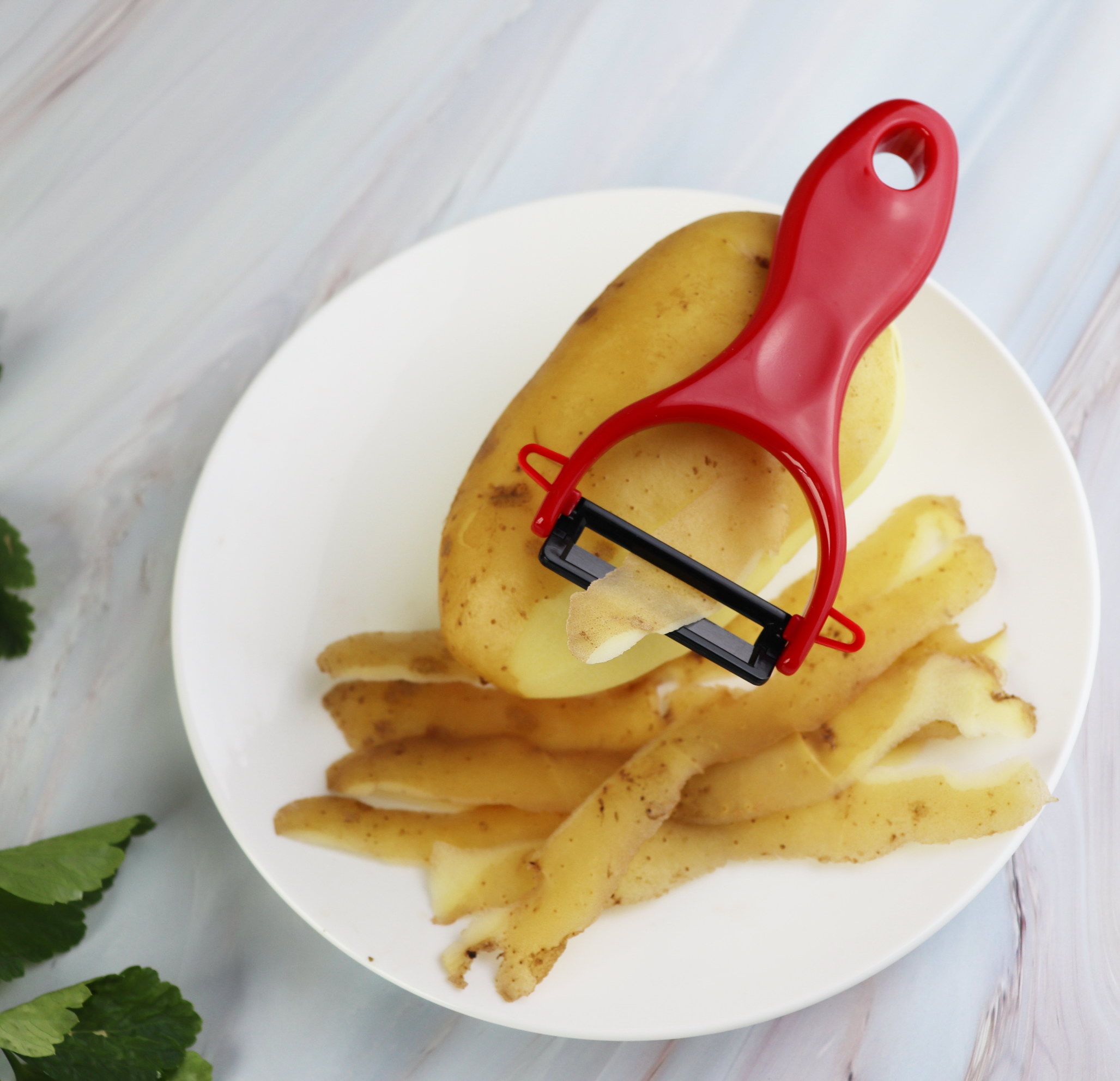 Ceramic peeler for fruits, vegetables, potato peeler, Straight peeler, Y shape peeler, vertical handle, Swivel peeler