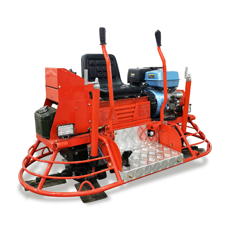 Ride on power trowel