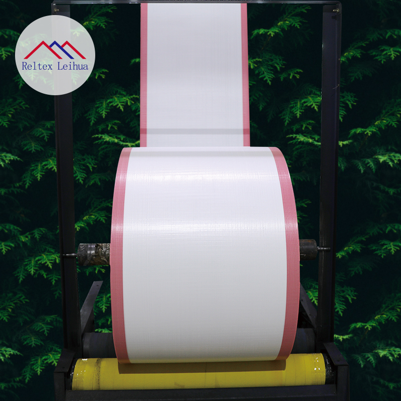 China food packaging pp woven bulk /ton /big/super bag tubular roll fabric, other tube polypropylene rolls