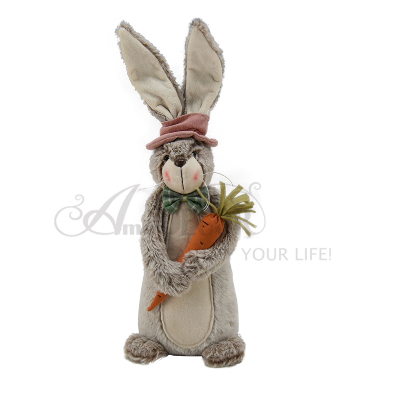 Fabric Rabbit W/Carrot