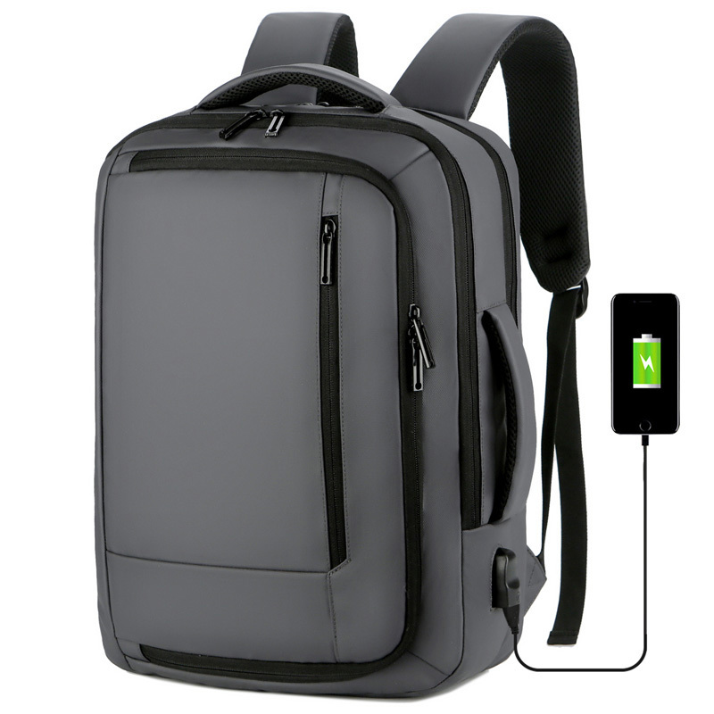 2021 new shoulder men's backpack for business trips, business fashion, lightweight, large-capacity leisure portable waterproof bag