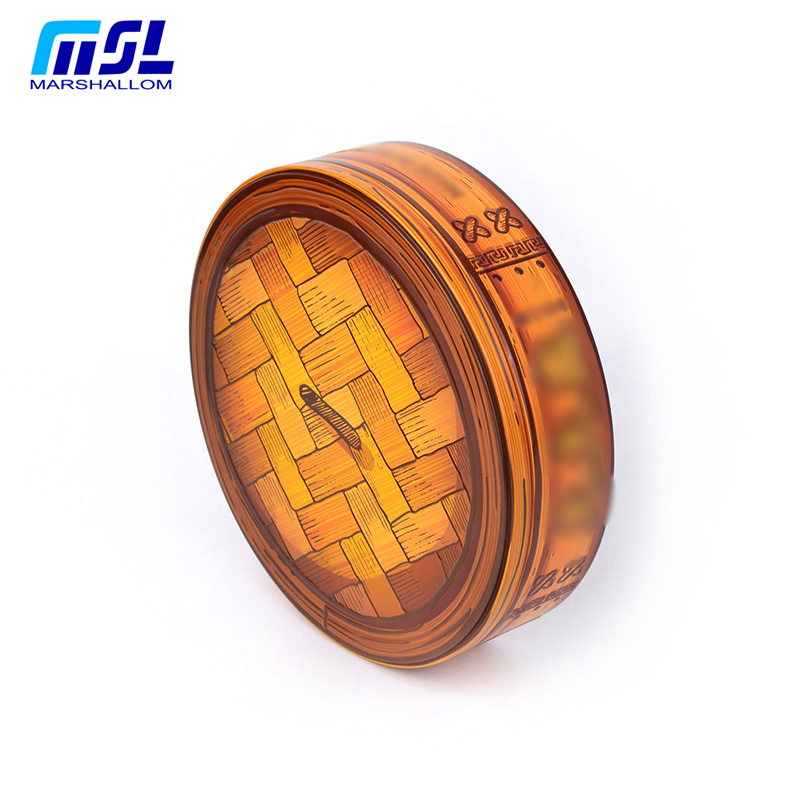 Tin,Tinbox,tin box, tin can, Metal box, metal can,Handle round