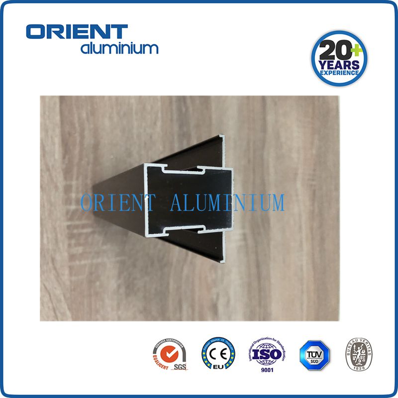 Natural anodizing powder coating Aluminium profile for South Africa