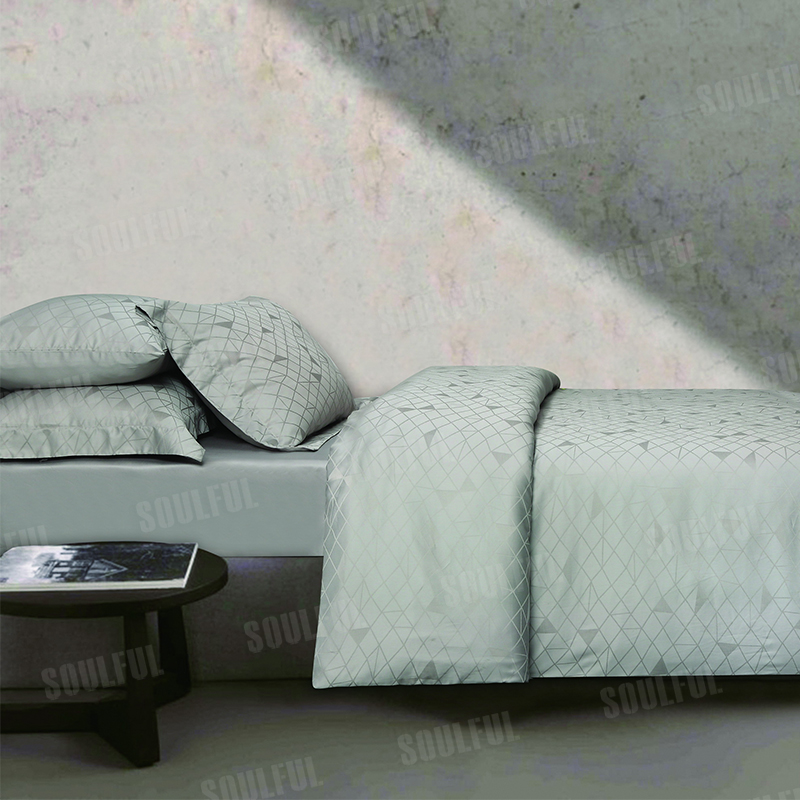 100%Cotton Sateen Jacquard Bedding Set