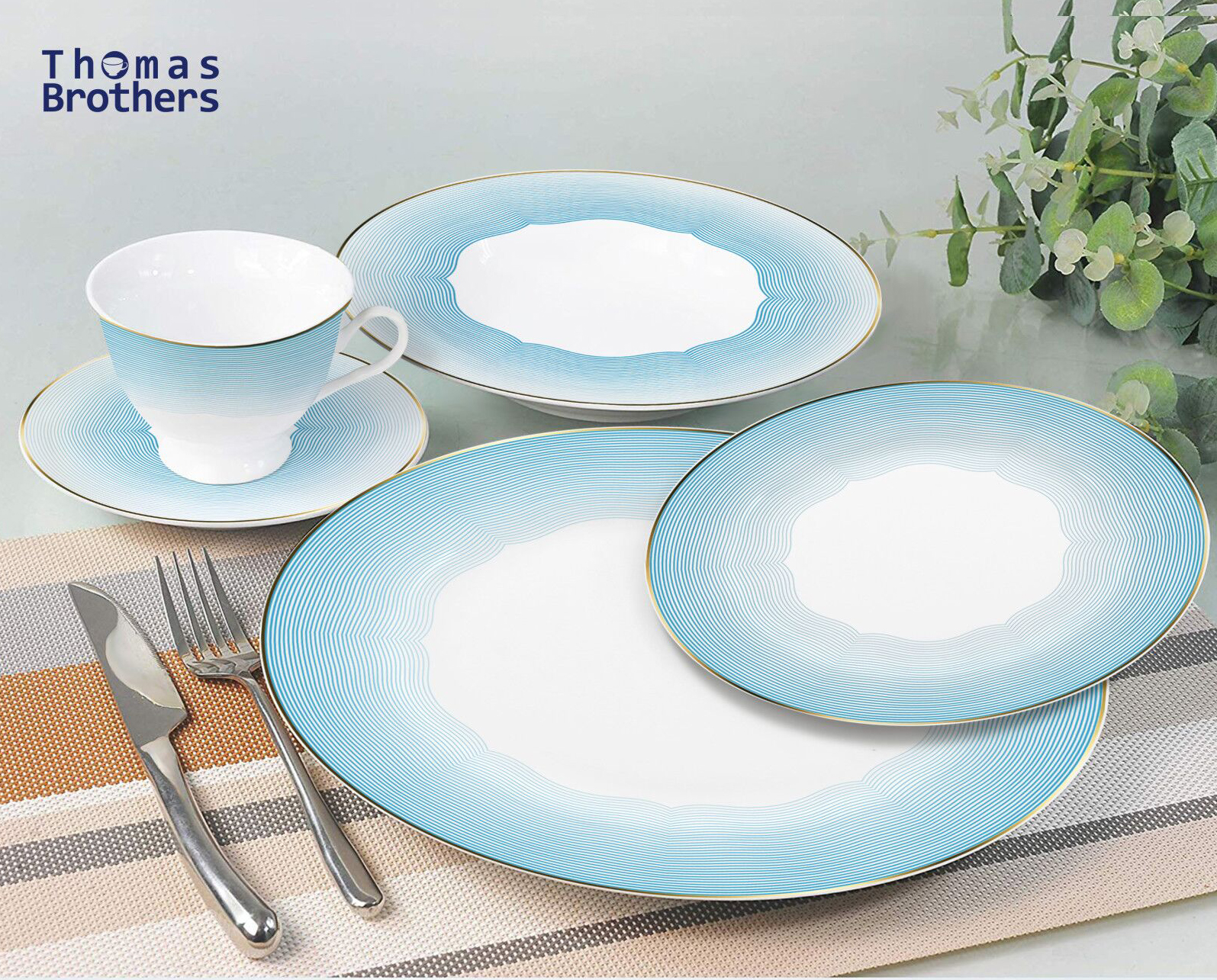 Superwhite new bone china dinnerware